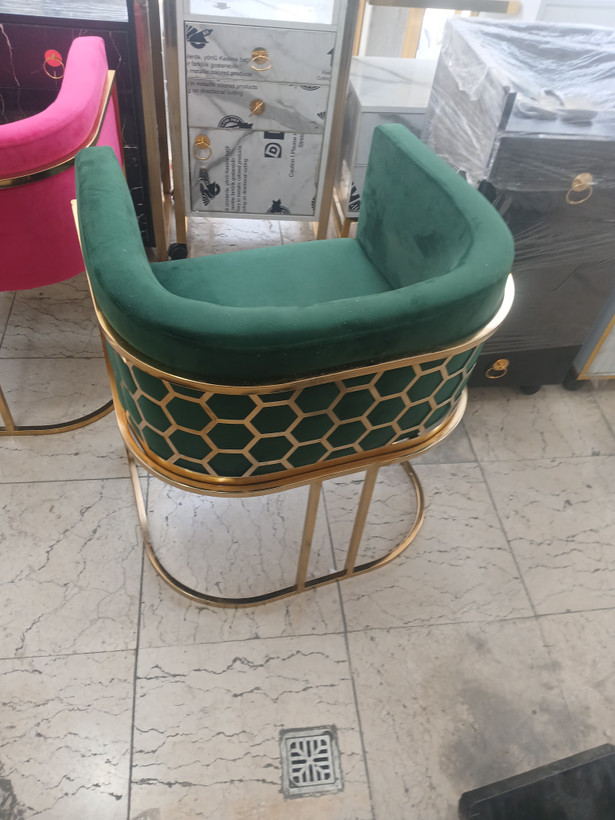 صندلی آرایشگاهی کوپ زنبوری دررنگ بندی متنوع پارچه وچرم کپی کپی