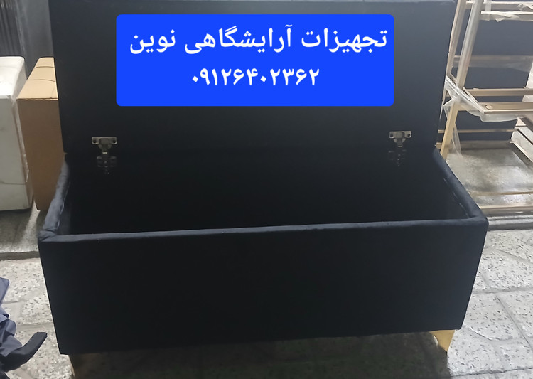 پاف سه نفره باکسدار پارچه ای و چرم دررنگ بندی متنوع بابهترین متریال پارجه وکیفیت بالا