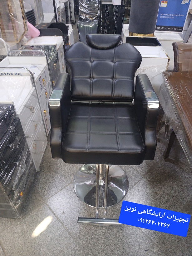 صندلی میکاپ مدل گلایل با پایه گرد دررنگ بندی متنوع