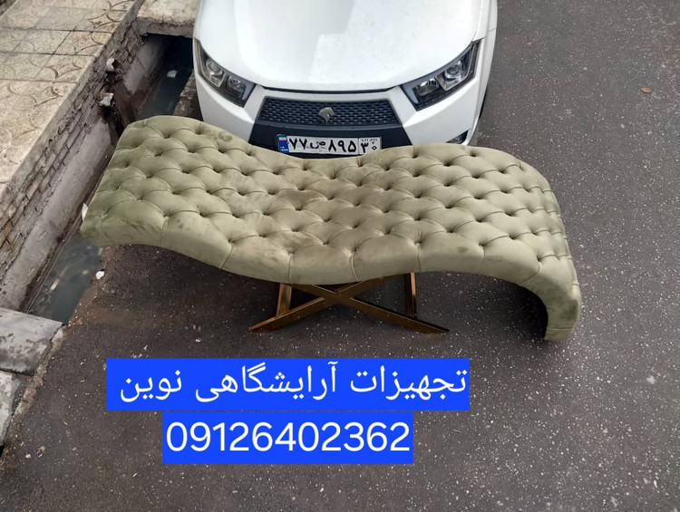 تخت مژه آرایشگاه دوخت لمسه دررنگ بندی متنوع پارچه ای