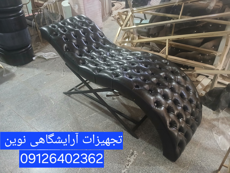 تخت مژه آرایشگاه دوخت لمسه دررنگ بندی متنوع پارچه ای