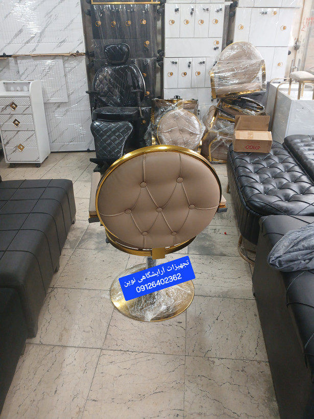 صندلی آرایشگاهی جک دستی دررنگ بندی متنوع