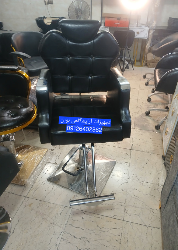 صندلی آرایشگاهی مدل گلایل جک پدالی
