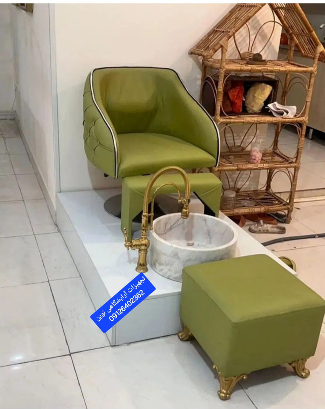 پدیکور آرایشگاهی چستر همراه استیج سنگ وشیرآلات