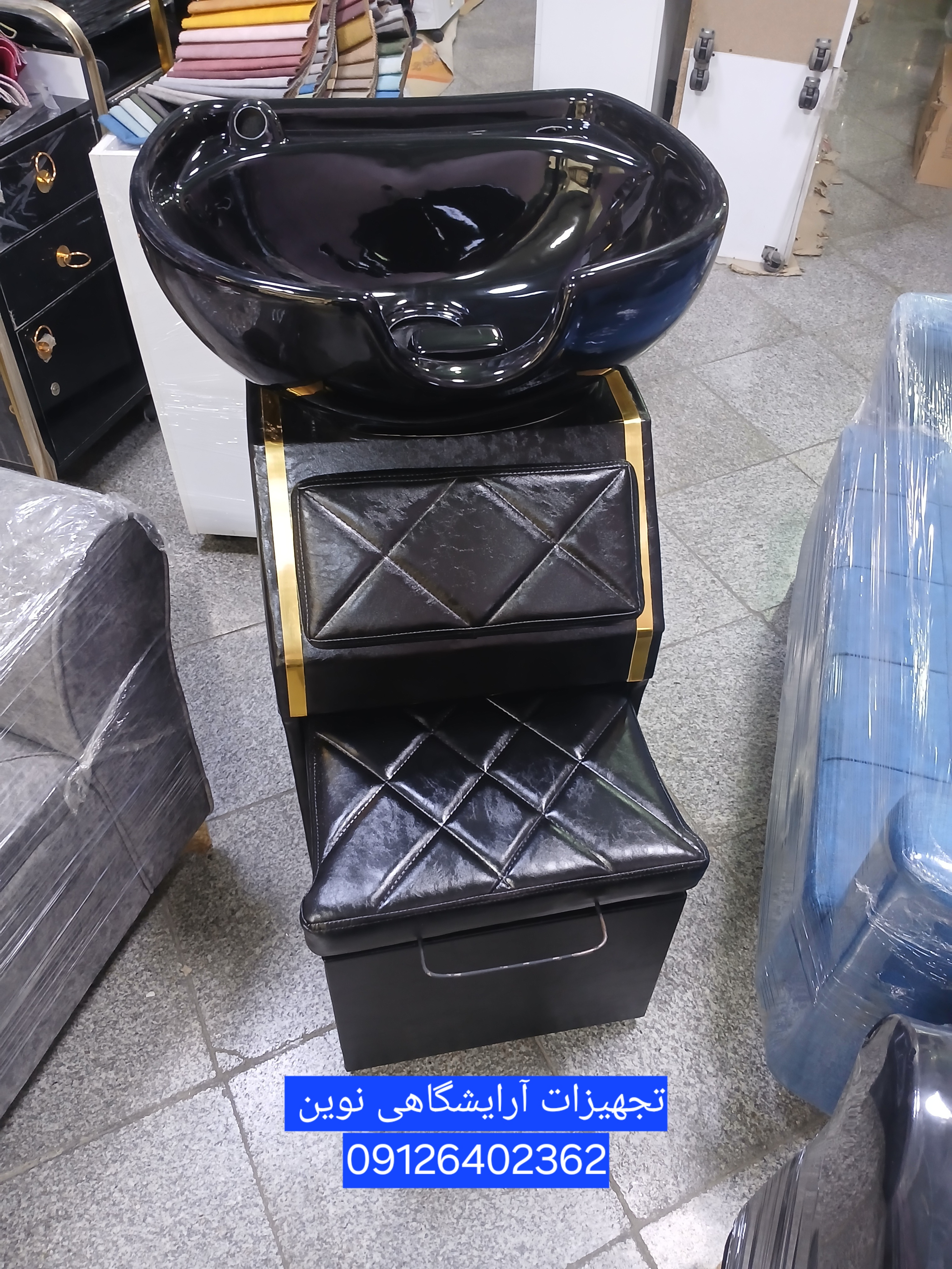 سرشور آرایشگاهی ایستاده کشویی در رنگ بندی متنوع