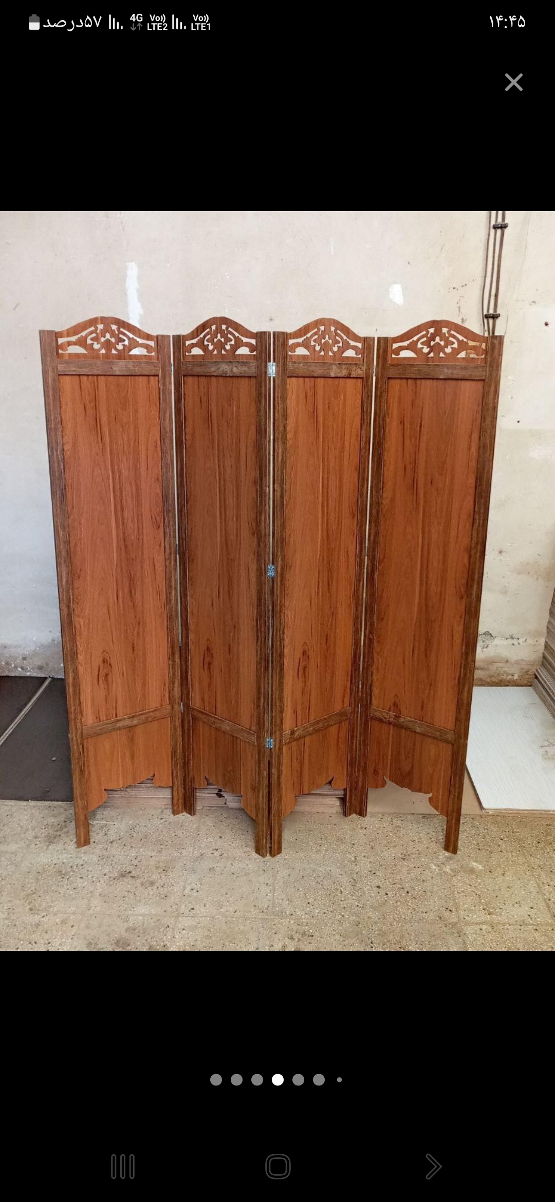 پاراوان پارتیشن جداکنند چهارلنگه متحرک